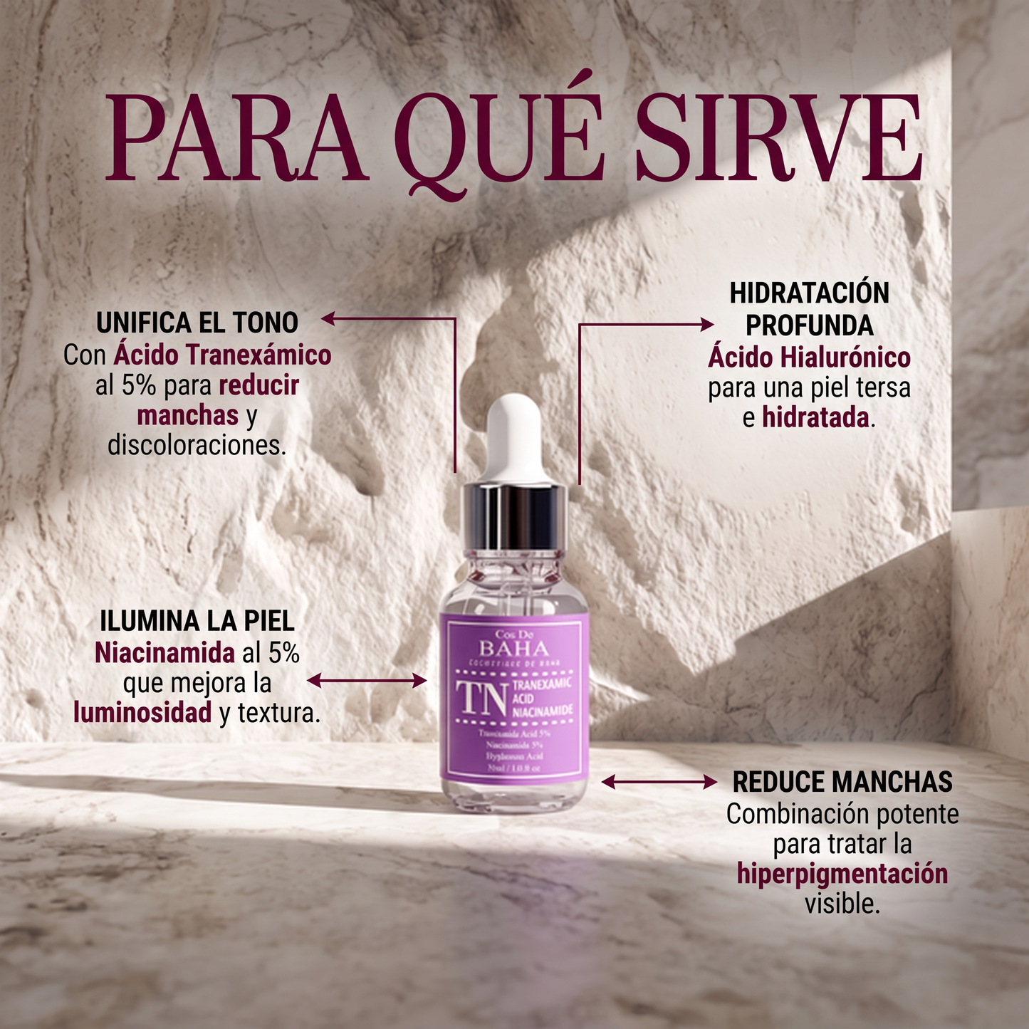 Cos De BAHA (TN) Tranexamic Acid + Niacinamide Serum