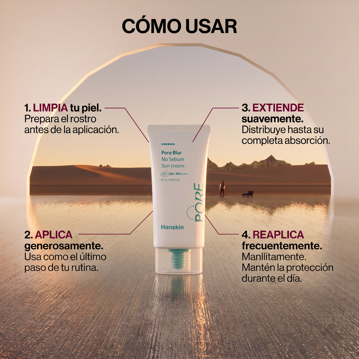 Hanskin Pore Blur No Sebum Sun Cream