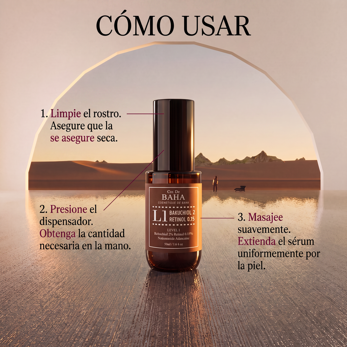 Cos De BAHA (L1) Bakuchiol 2% + Retinol Serum
