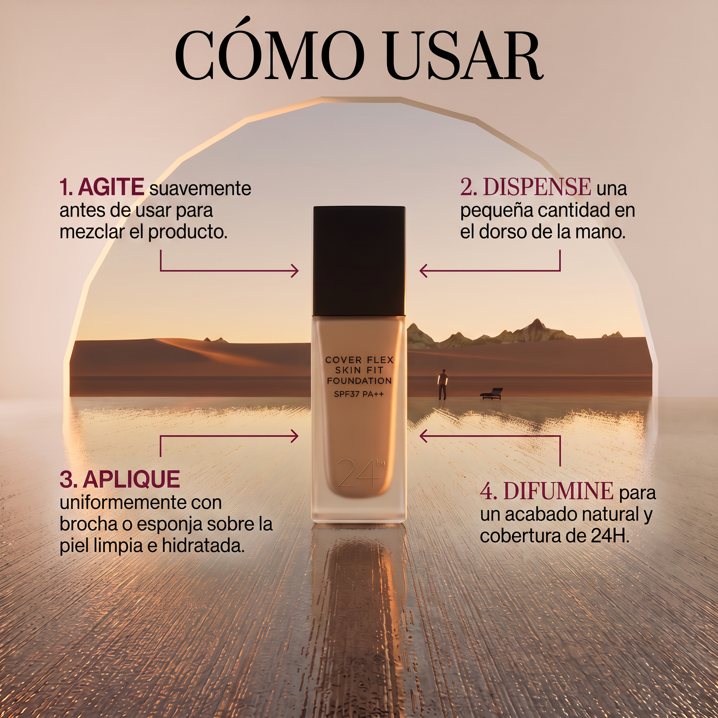 B.O.M. Cover Flex Skin Fit Foundation