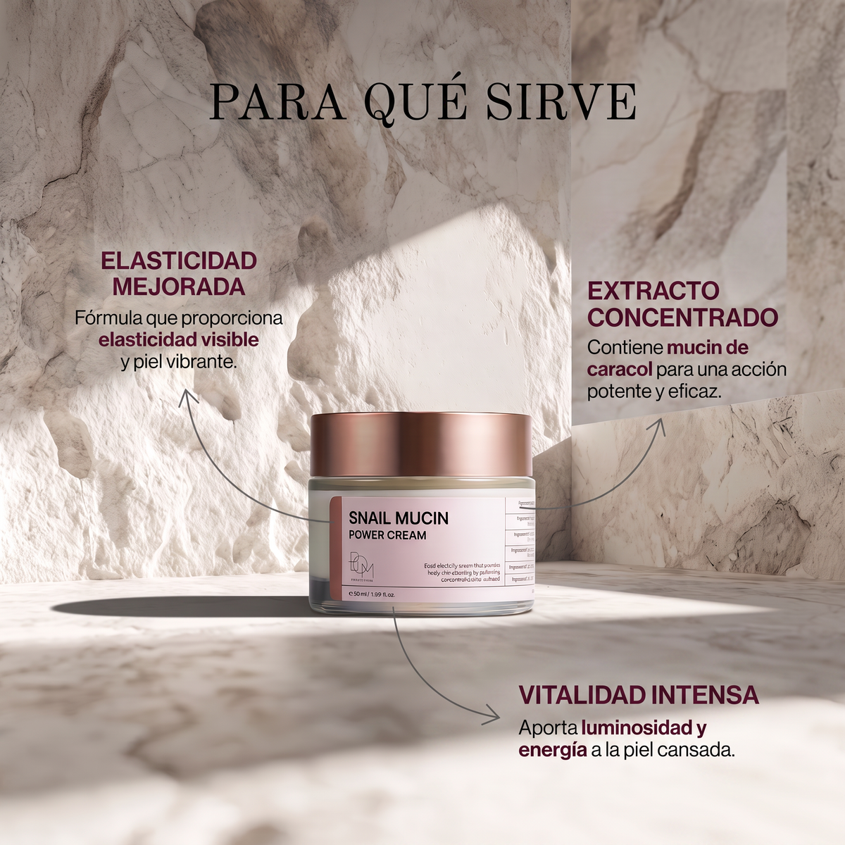 B.O.M. Snail Mucin Power Cream