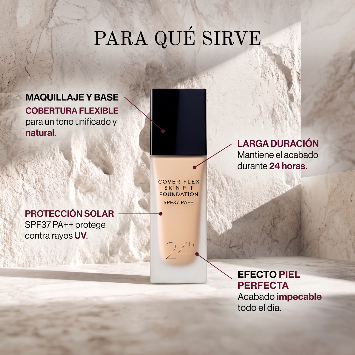 B.O.M. Cover Flex Skin Fit Foundation