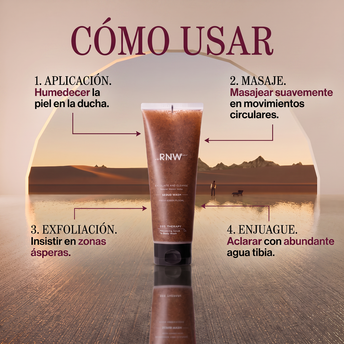RNW DER. THERAPY Refreshing Scrub To Body Wash