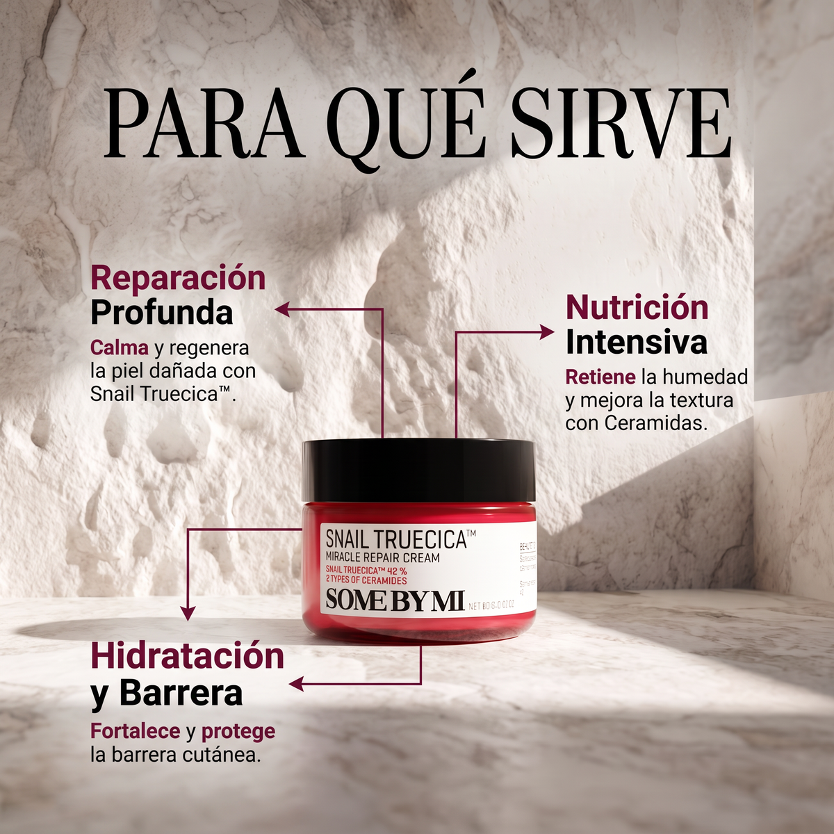 Some By Mi Snail True cica Miracle Repair Cream