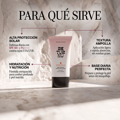 Returnu Deep Comfort Ampoule Sunscreen