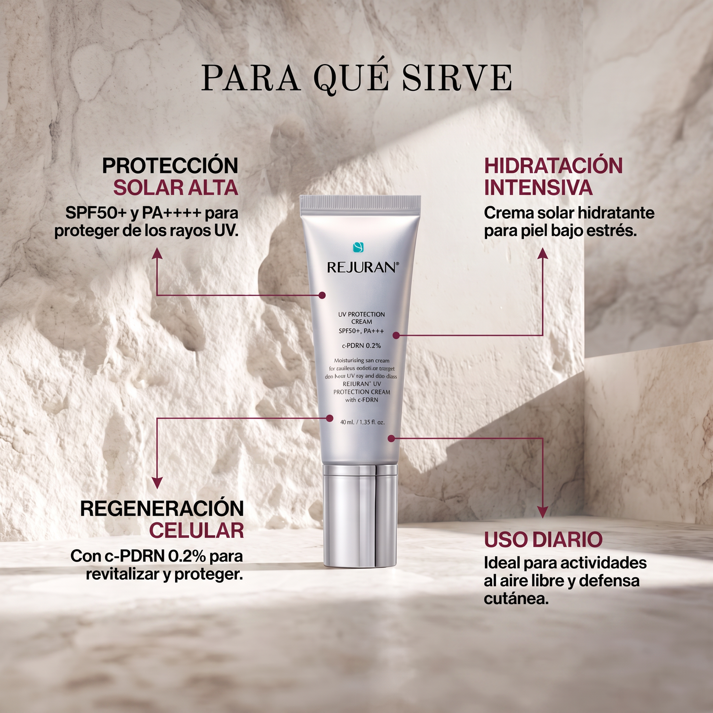 Rejuran healer UV Protection Cream (Crema Reparadora con Protección Solar)