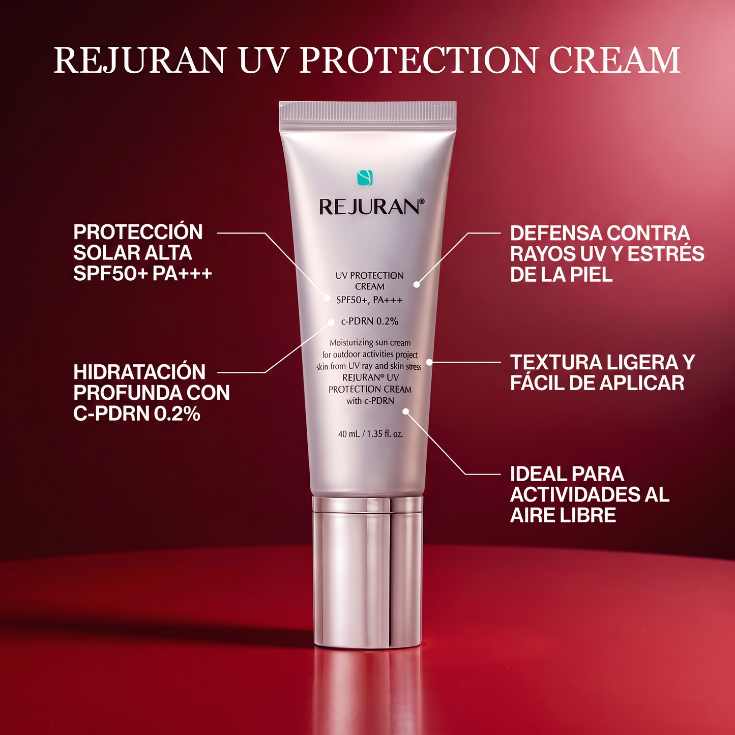 Rejuran healer UV Protection Cream (Crema Reparadora con Protección Solar)
