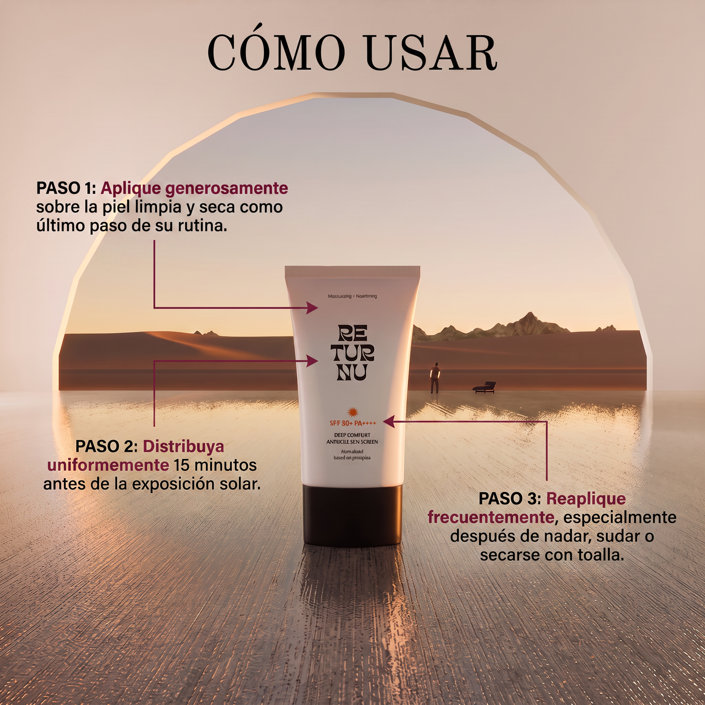 Returnu Deep Comfort Ampoule Sunscreen