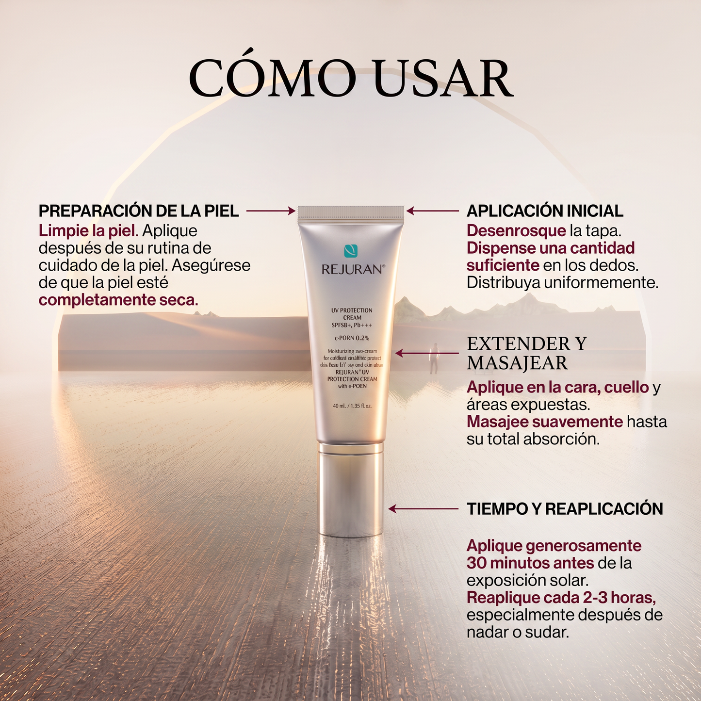 Rejuran healer UV Protection Cream (Crema Reparadora con Protección Solar)