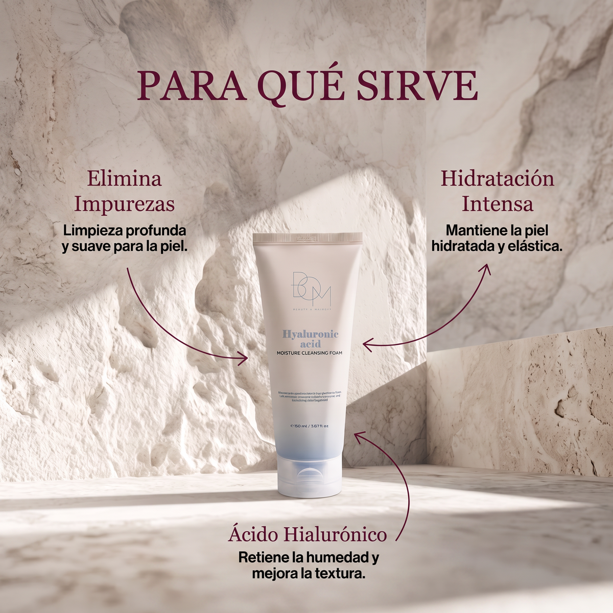 B.O.M. Hyaluronic Acid Moisture Cleansing Foam