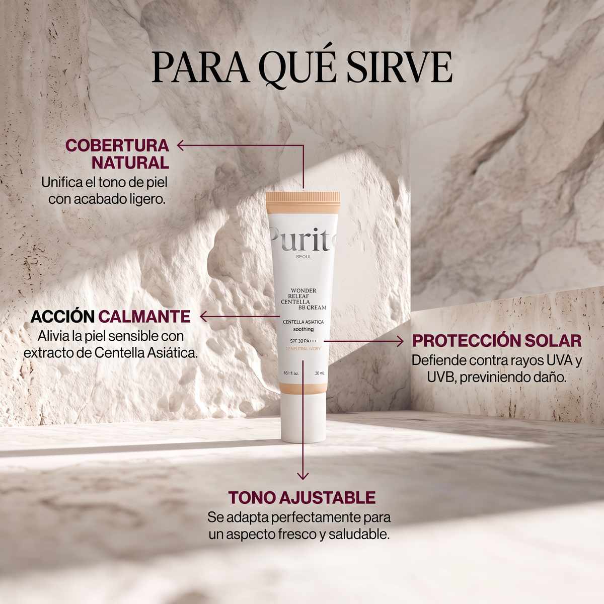 PURITO Wonder Releaf Centella BB Cream