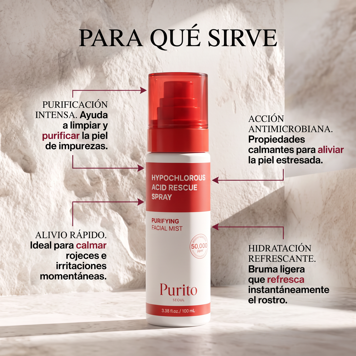 Purito Hypochlorous Acid Rescue Spray