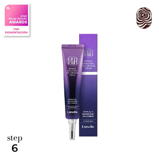 Lamelin Retinol Bakuchiol Gel Wrinkle Cream (Todo tipo de piel/ mejora el tono)