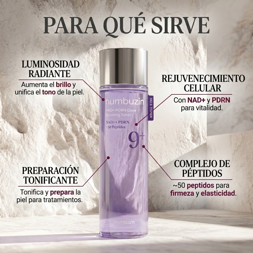 Numbuzin No.9 NAD PDRN Glow Boosting Toner
