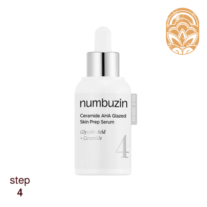 Numbuzin No.4 Ceramide AHA Glazed Skin Prep Serum