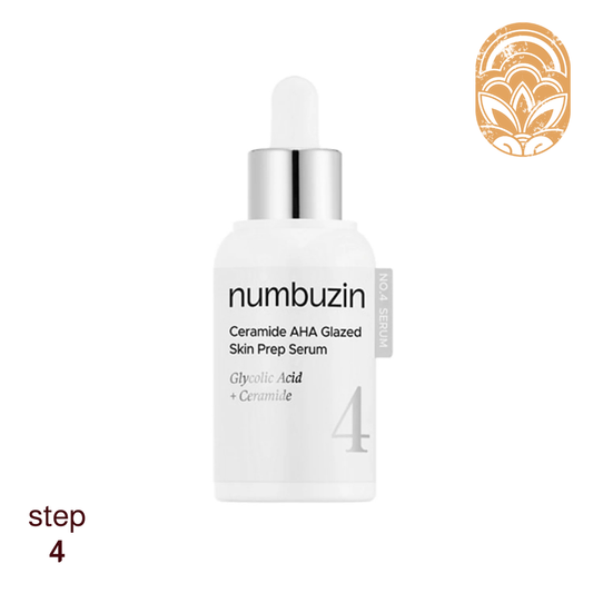 Numbuzin No.4 Ceramide AHA Glazed Skin Prep Serum