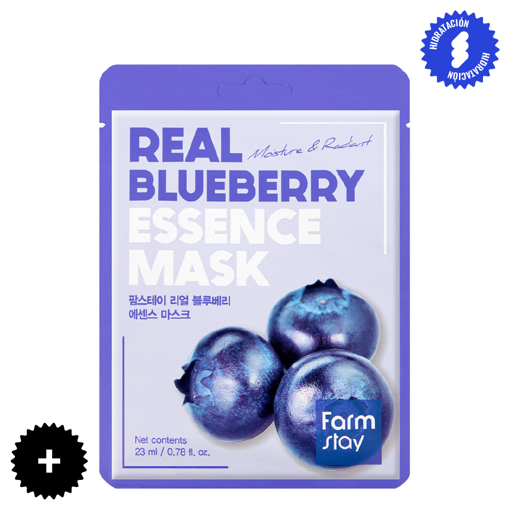 Farmstay Real Blueberry Essence Mask (1EA)