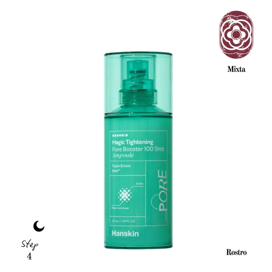 Hanskin Magic Tightening Pore Booster 100 Shot Ampoule