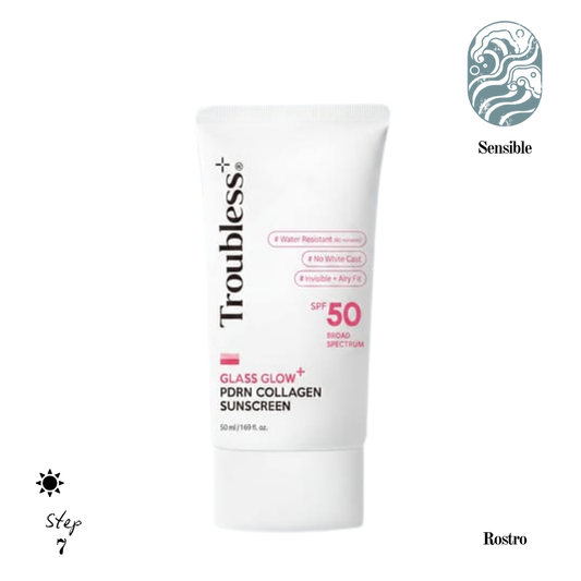 Troubless Glass Glow PDRN Collagen Sunscreen