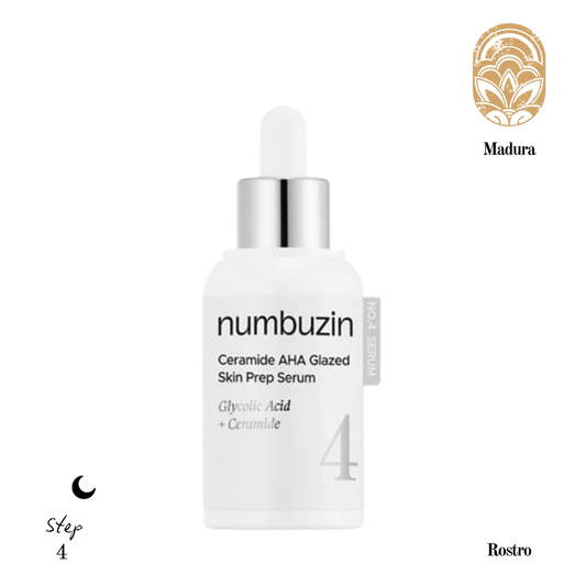 Numbuzin No.4 Ceramide AHA Glazed Skin Prep Serum