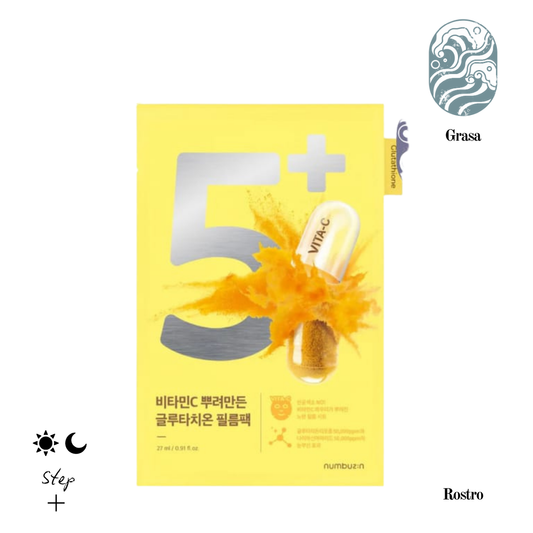Numbuzin No.5+ Glutathione Vitamin Concentrated Mask