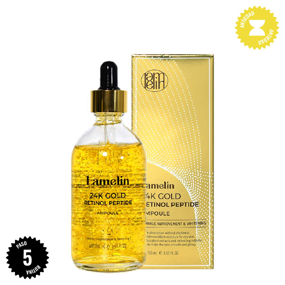 Lamelin 24k Gold Retinol Peptide Ampoule