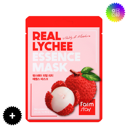 Farmstay Real Lychee Essence Mask (1EA)