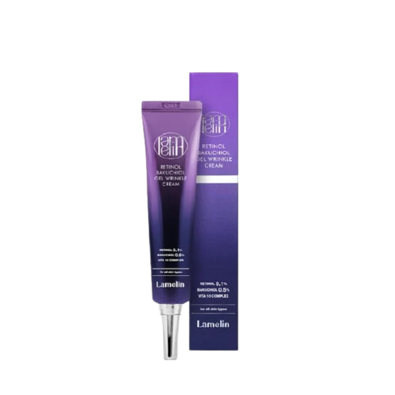 Lamelin Retinol Bakuchiol Gel Wrinkle Cream (Todo tipo de piel/ mejora el tono)