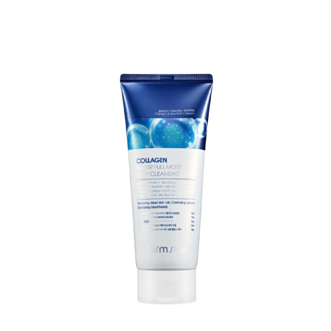 Farmstay Collagen Water Full Moist Deep Cleansing Foam