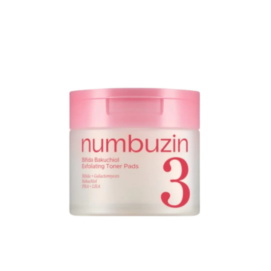Numbuzin No.3 Bifida Bakuchiol Exfoliating Toner Pads
