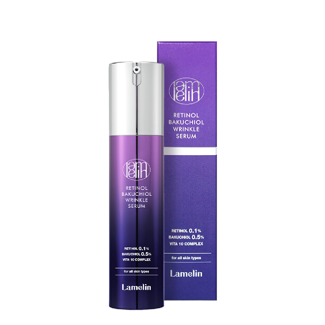 Lamelin Retinol Bakuchiol Wrinkle Serum