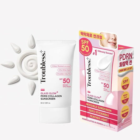 Troubless Glass Glow PDRN Collagen Sunscreen